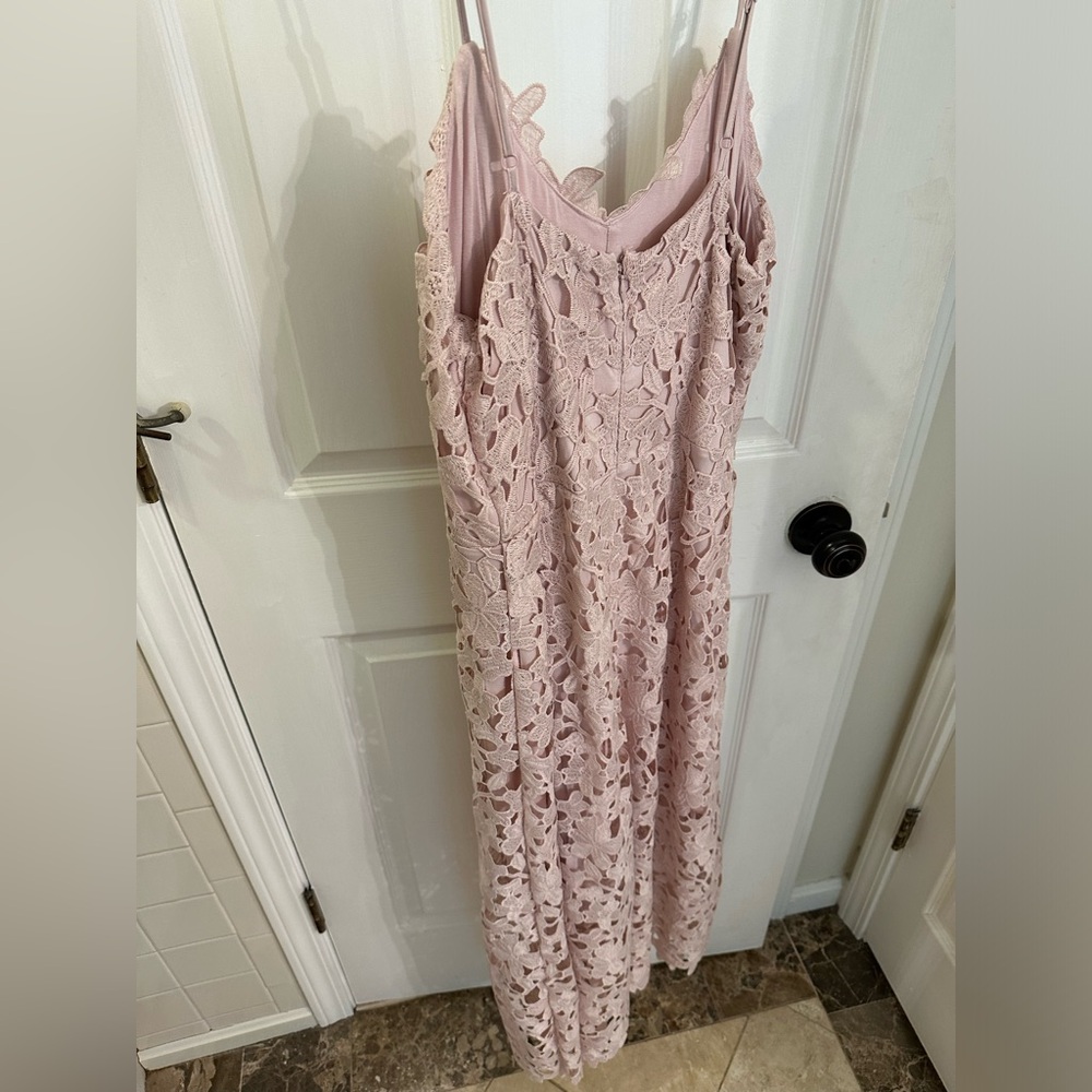Express blush pink midi dress - Picture 6 of 7